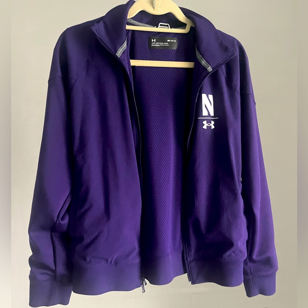 Adorable Women’s M Purple Northwestern Branded Light Weight Jacket